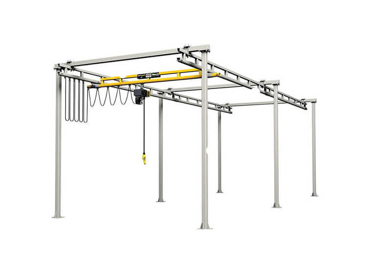 Freestanding Workstation Overhead Bridge Cranes